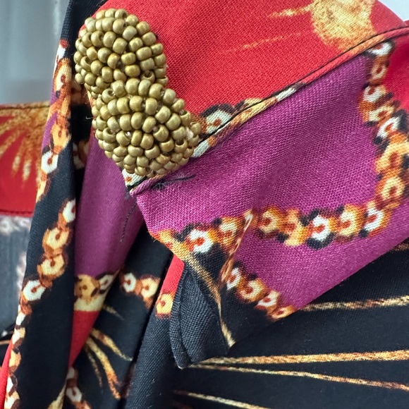 Farm Rio Floral Long-Sleeve Mini Dress - Picture 7 of 7